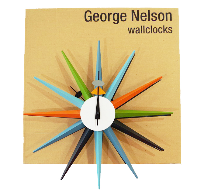 ミッドセンチュリー期の名作時計ネルソンサンバーストクロック | 名作 