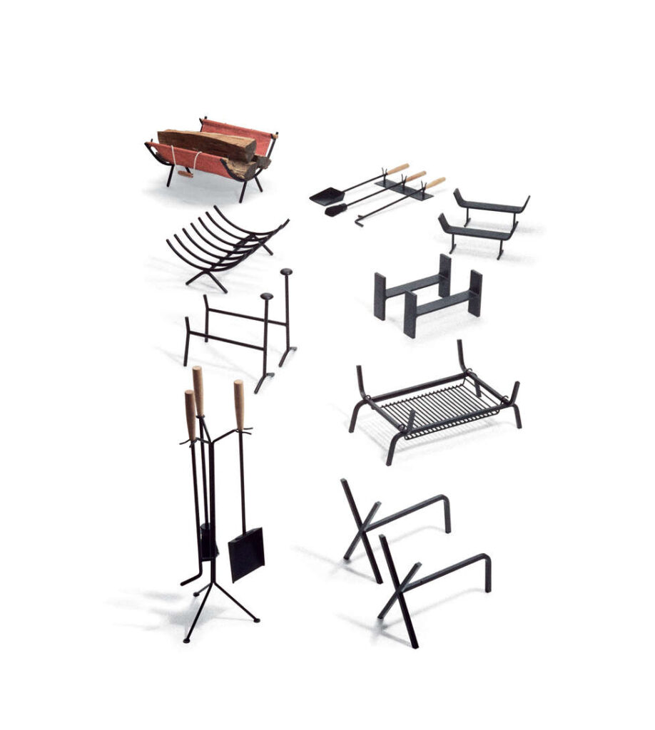 ジョージ・ネルソンの暖炉向けデザイン「Fireplace accessories(ファイアプレイスアクセサリーズ)」 名作家具とデザインの話